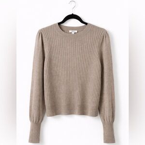 RW&CO Ribbed Cashmere-Blend Knit Sweater | Size M